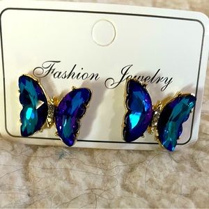 Cute sparkly butterfly posts